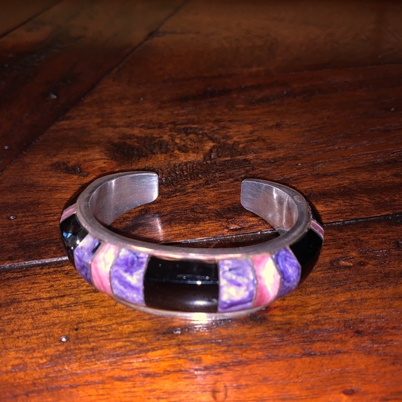 Bracelet Navajo 925S Multiple stone types Stunning - Picture 2 of 8